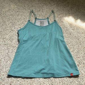 Vintage North Face Teal Blue Racerback Tank